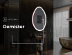 Irregular Mirror LED Lighted decorative design U222 #9