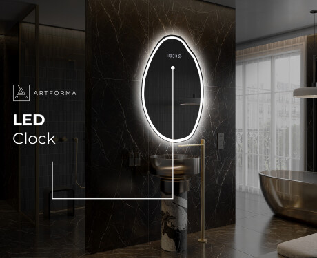 Irregular Mirror LED Lighted decorative design U222 #8