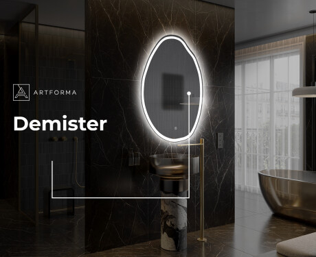 Irregular Mirror LED Lighted decorative design U222 #9