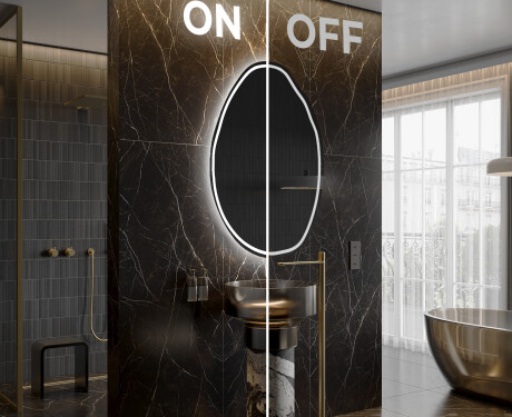 Irregular Mirror LED Lighted decorative design U223 #3