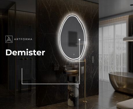 Irregular Mirror LED Lighted decorative design U223 #9