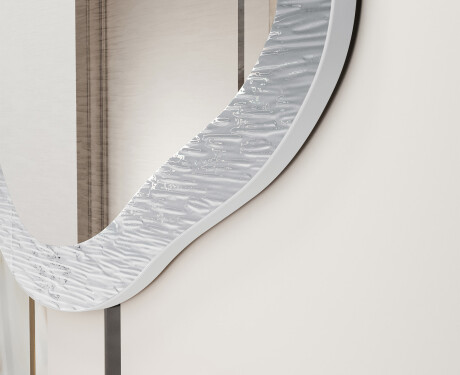 Custom-sized mirror in a stylish metal frame L291 #3