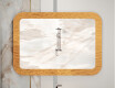 Rounded mirror with a metal frame L287 #5
