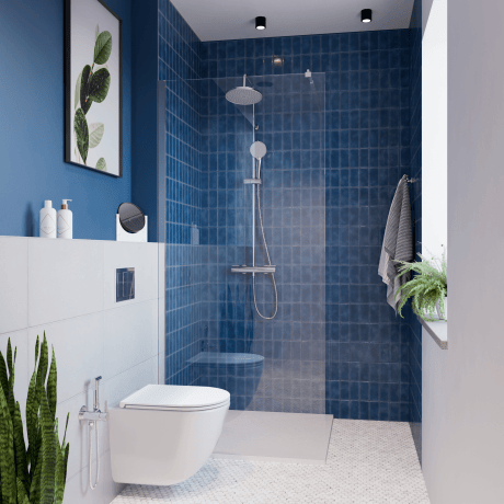 Avero rectangular shower tray 90x110 cm white #3