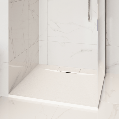 Avero rectangular shower tray 90x110 cm white #4