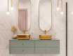 MALAGA countertop washbasin white/gold