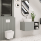 PAROS flushless toilet bowl white with free-flush board #2