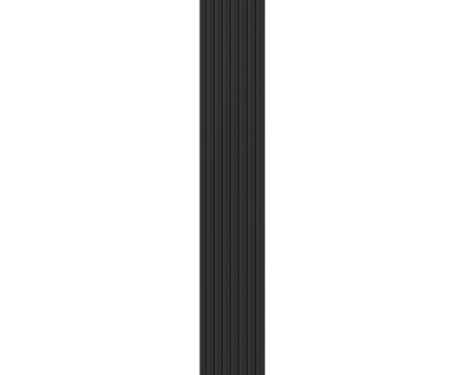 Vertical Decorative Radiator with Mounting Kit, Black #3
