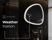 Irregular Mirror LED Lighted decorative design J222 #7