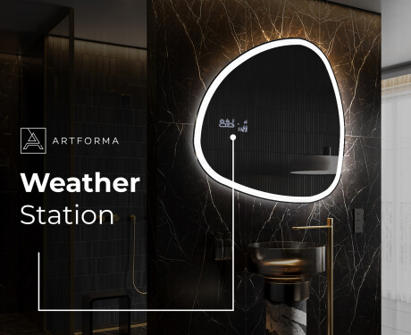 Irregular Mirror LED Lighted decorative design J222 #6