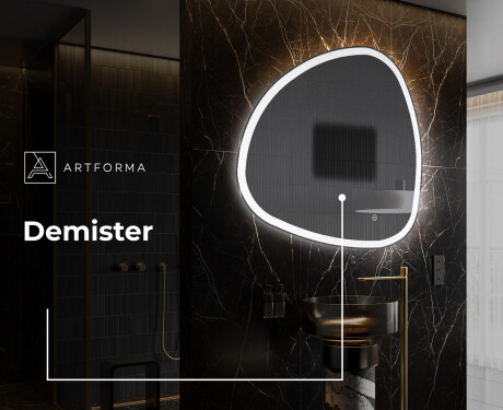 Irregular Mirror LED Lighted decorative design J222 #8