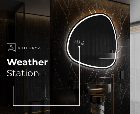 Irregular Mirror LED Lighted decorative design J223 #6