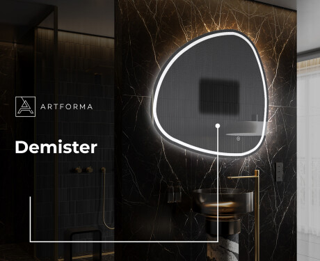 Irregular Mirror LED Lighted decorative design J223 #8