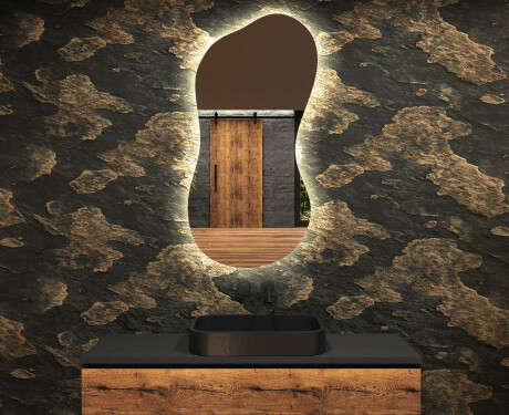 Irregular Mirror LED Lighted decorative design K221