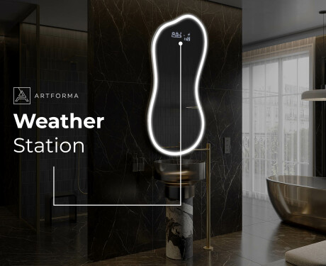 Irregular Mirror LED Lighted decorative design K222 #7