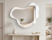 Organic irregular LED bathroom mirror - Nuvelle - modern style #2