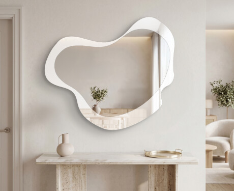 Organic irregular LED bathroom mirror - Nuvelle - modern style #2