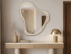 Organic irregular LED bathroom mirror - Silvaré - sleek silhouette #3