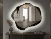 Organic irregular LED bathroom mirror – Lumaire – soft line #4
