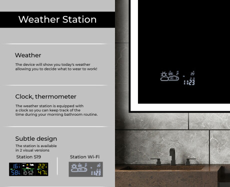 Illuminated Bathroom Mirror LED Lighting L01 #5