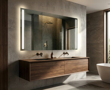 Bathroom Mirror LED Lighted Rectangular L02