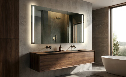 Bathroom Mirror LED Lighted Rectangular L02
