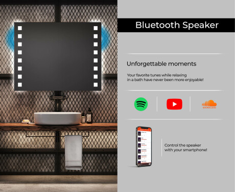 PremiumLine Illuminated Bathroom LED Lighted Mirror L03 #6