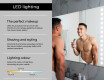 PremiumLine Illuminated Bathroom LED Lighted Mirror L06 #5