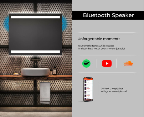 PremiumLine Illuminated Bathroom LED Lighted Mirror L09 #6