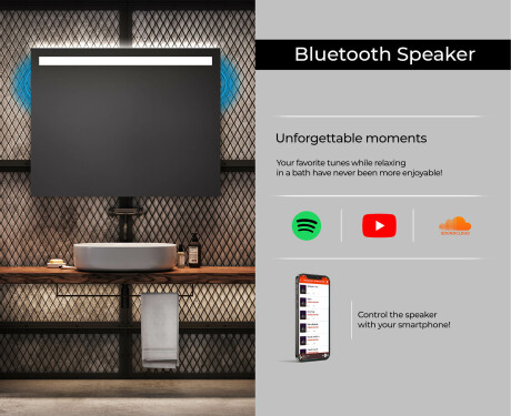 PremiumLine Illuminated Bathroom LED Lighted Mirror L12 #6