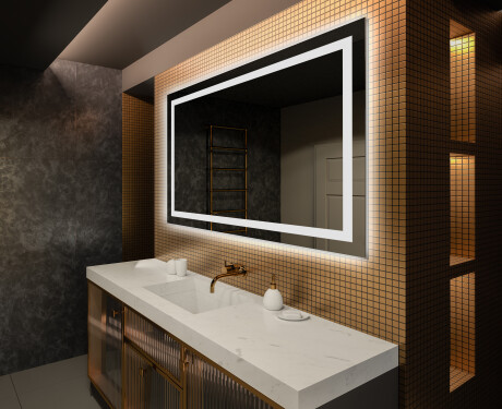 PremiumLine Illuminated Bathroom LED Lighted Mirror L15 #2