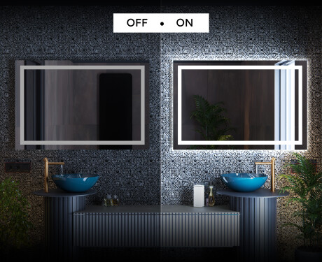 PremiumLine Illuminated Bathroom LED Lighted Mirror L15 #4