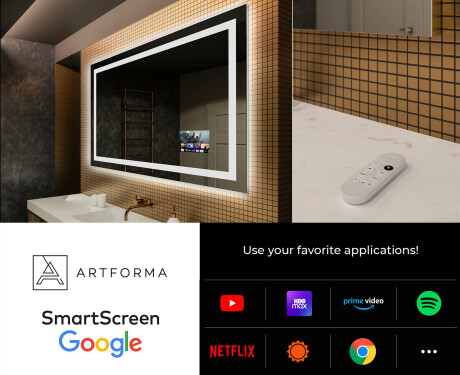 PremiumLine Illuminated Bathroom LED Lighted Mirror L15 #5