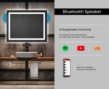 PremiumLine Illuminated Bathroom LED Lighted Mirror L15 #7