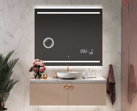 PremiumLine Illuminated Bathroom LED Lighted Mirror L23 #9