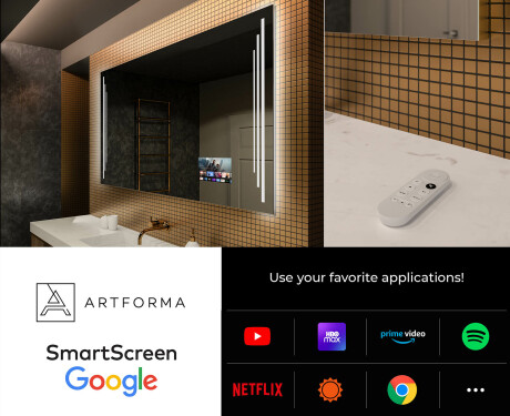 PremiumLine Illuminated Bathroom LED Lighted Mirror L27 #4