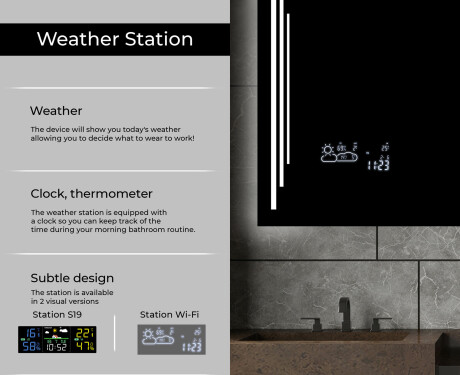 PremiumLine Illuminated Bathroom LED Lighted Mirror L27 #5