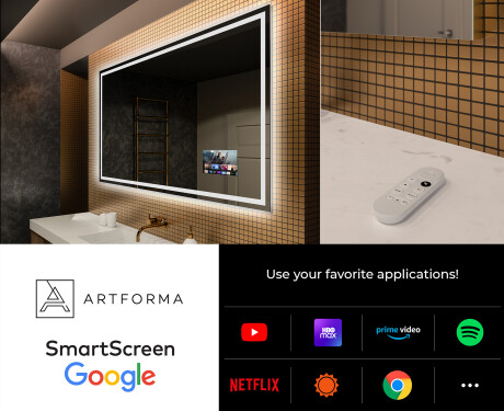 PremiumLine Illuminated Bathroom LED Lighted Mirror L49 #4