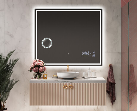 PremiumLine Illuminated Bathroom LED Lighted Mirror L49 #9