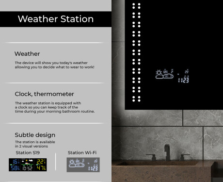 PremiumLine Illuminated Bathroom LED Lighted Mirror L55 #5