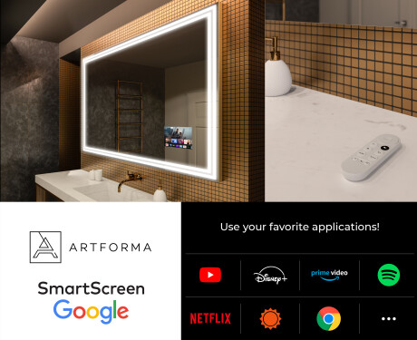 PremiumLine Illuminated Bathroom LED Lighted Mirror L57 #8