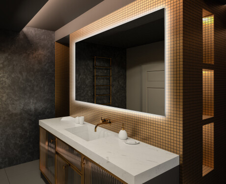 Designer Backlit LED Bathroom Mirror L58