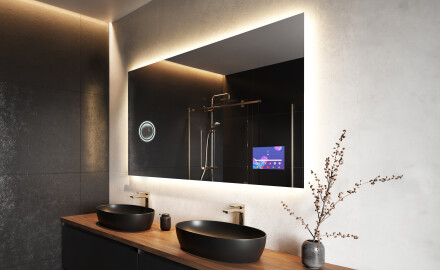 Designer Backlit LED Bathroom Mirror L58