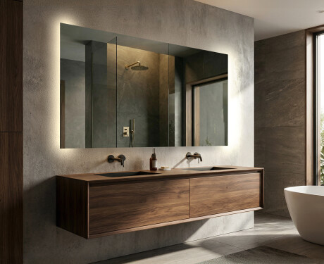 Designer Backlit LED Bathroom Mirror L62
