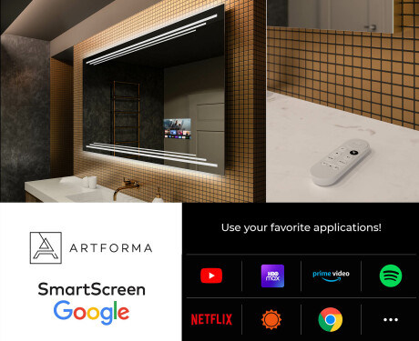 PremiumLine Illuminated Bathroom LED Lighted Mirror L75 #4