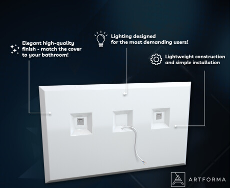 Bathroom Mirror With LED Light - SlimLine L77 #3
