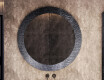 Round mirror with a stone frame L294 #5