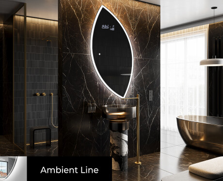 Irregular Mirror LED Lighted decorative design L222