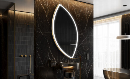 Artforma - SMART Illuminated Bathroom Mirror L49 Apple