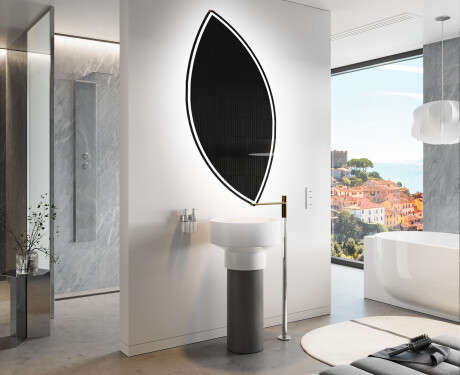 Irregular Mirror LED Lighted decorative design L223 #9